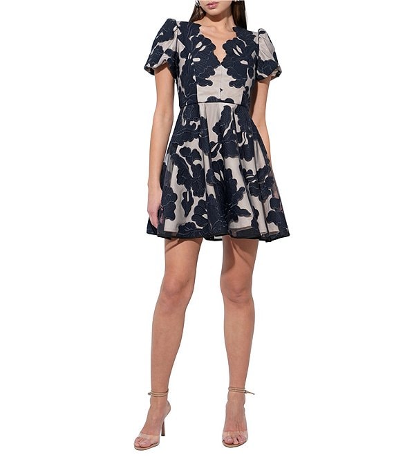 Agnes Burnout Mini Dress