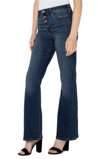 lucy hr exposed button fly bootcut 32in ins