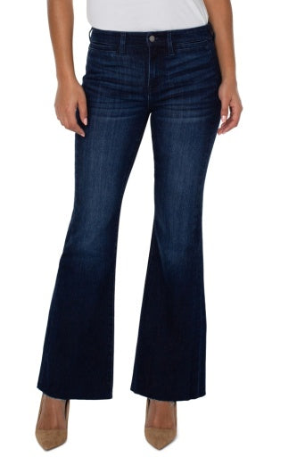hannah flare w/ welt pkt & seam dtl 32in ins