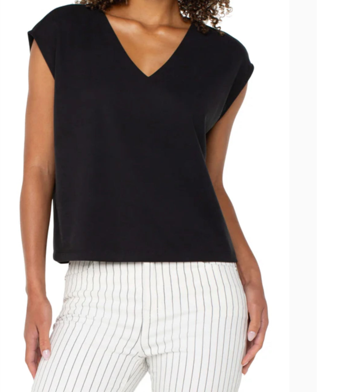 dolman slve v neck top