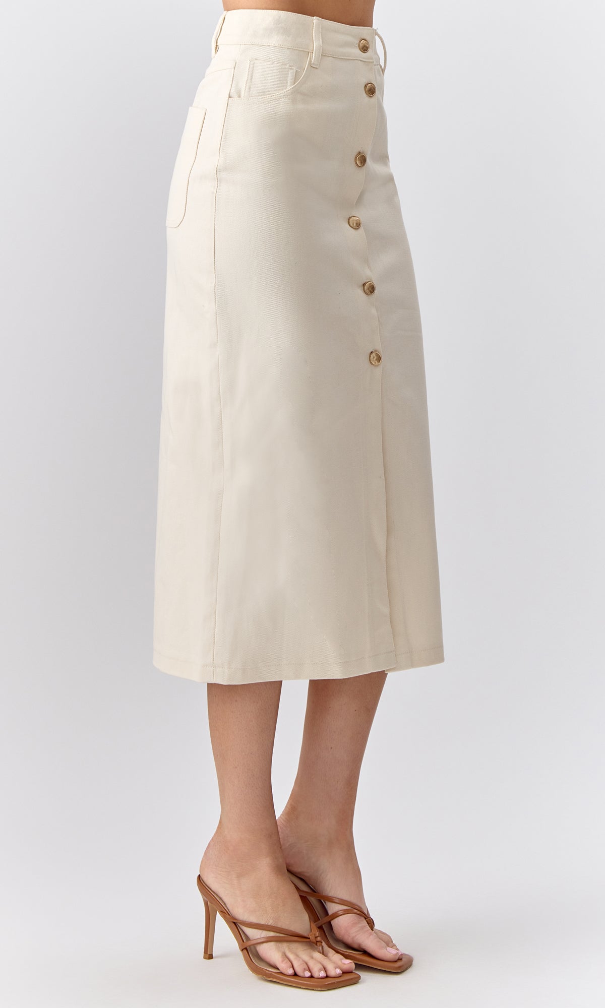 Celine Twill Midi Skirt - SALE
