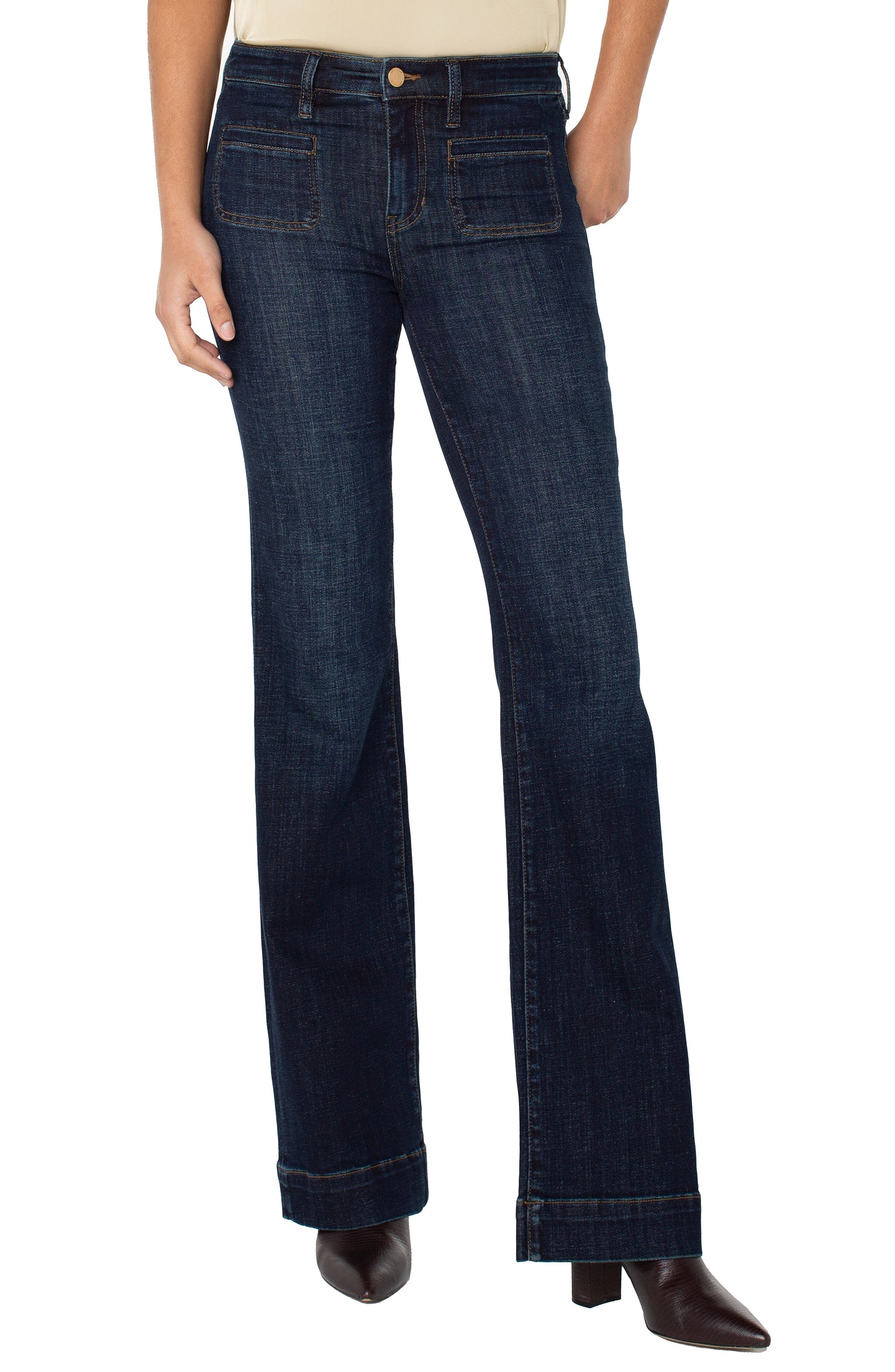 lucy bootcut w/ vintage pocket 34' ins