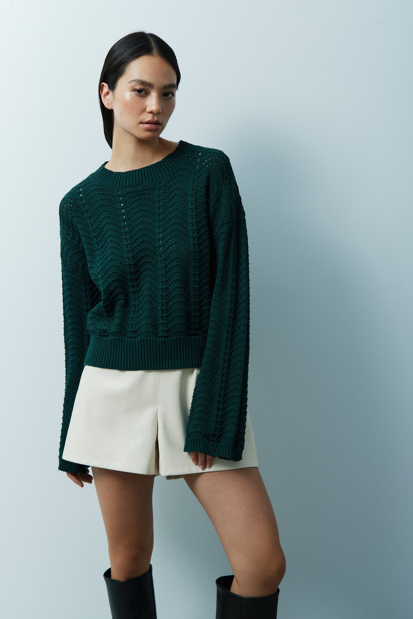 Moon Crochet Sweater