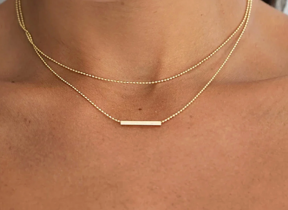 Dainty Bar Necklace