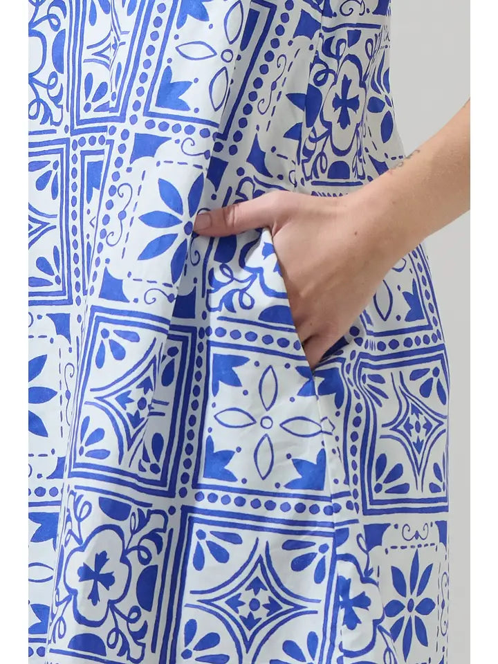 Arbor Floral Lexya Collared Shift Mini Dress