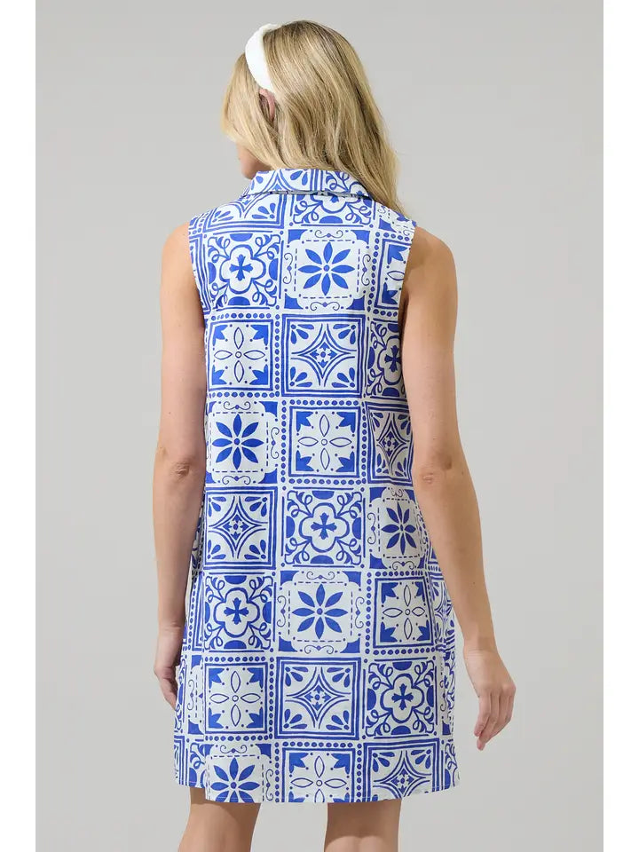 Arbor Floral Lexya Collared Shift Mini Dress