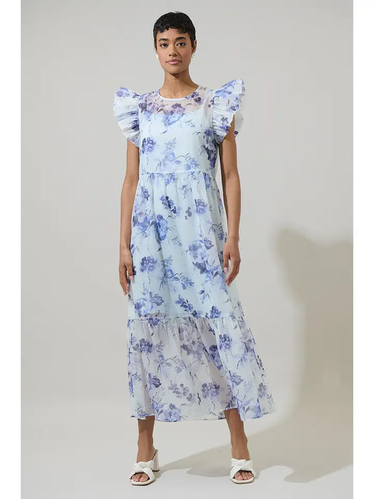 Kalla Organza Julin Midi Dress