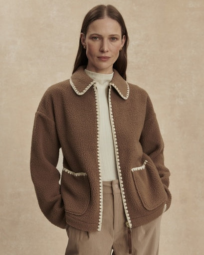 ruiko zip through fleece