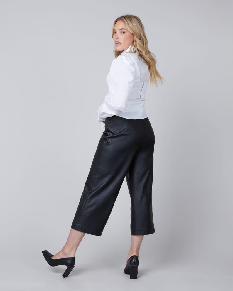 Leather-Like Culottes