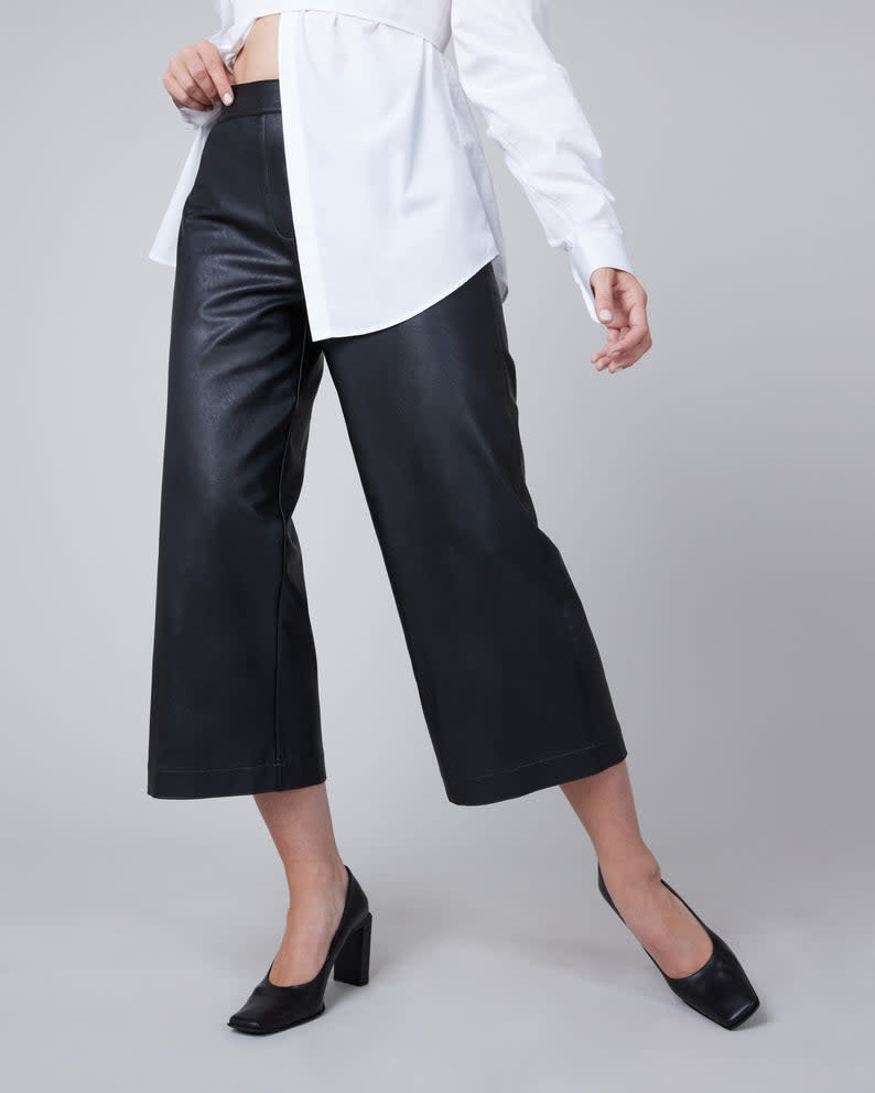 Leather-Like Culottes