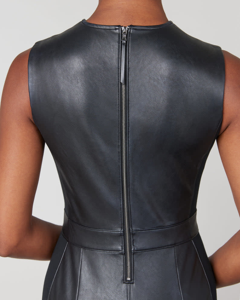 Leather Like Dress