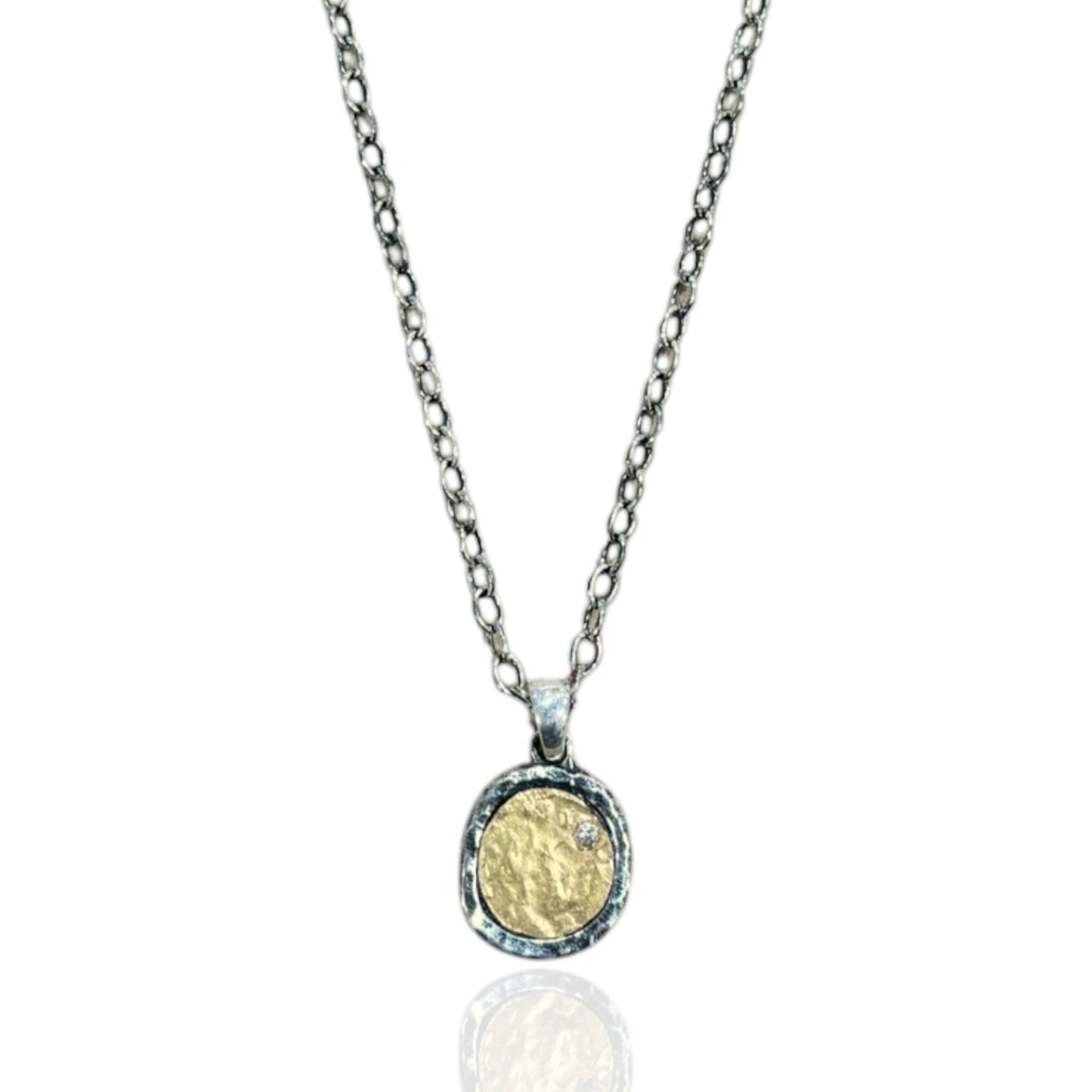 Pavia Coin & Frame Necklace