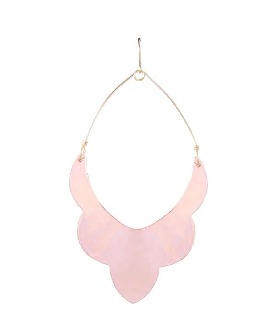 Rose Gold Large Scalloped Moroccan