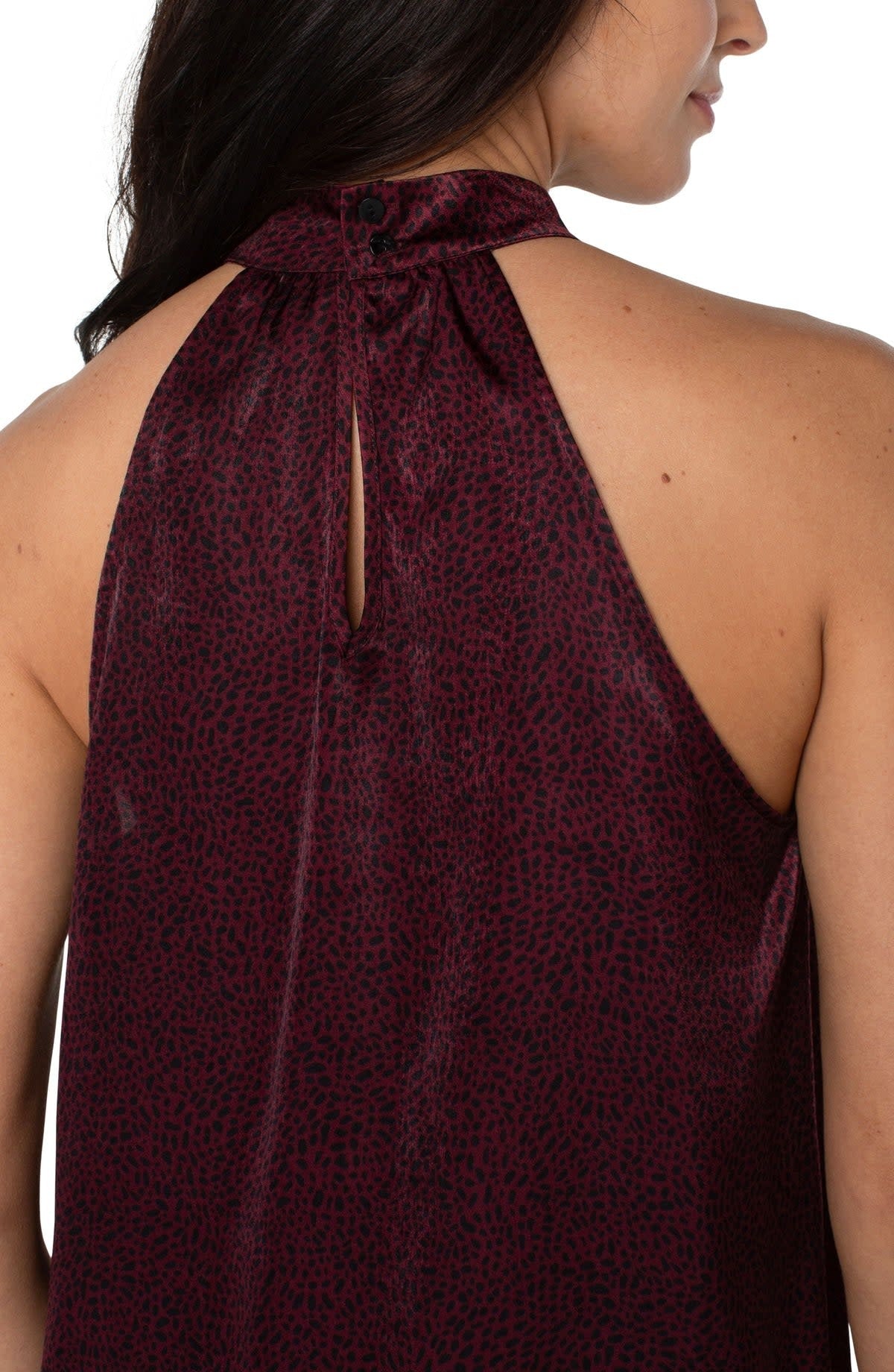 Sleeveless Mock Neck Tank