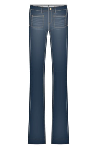 lucy bootcut w/ vintage pocket 34' ins