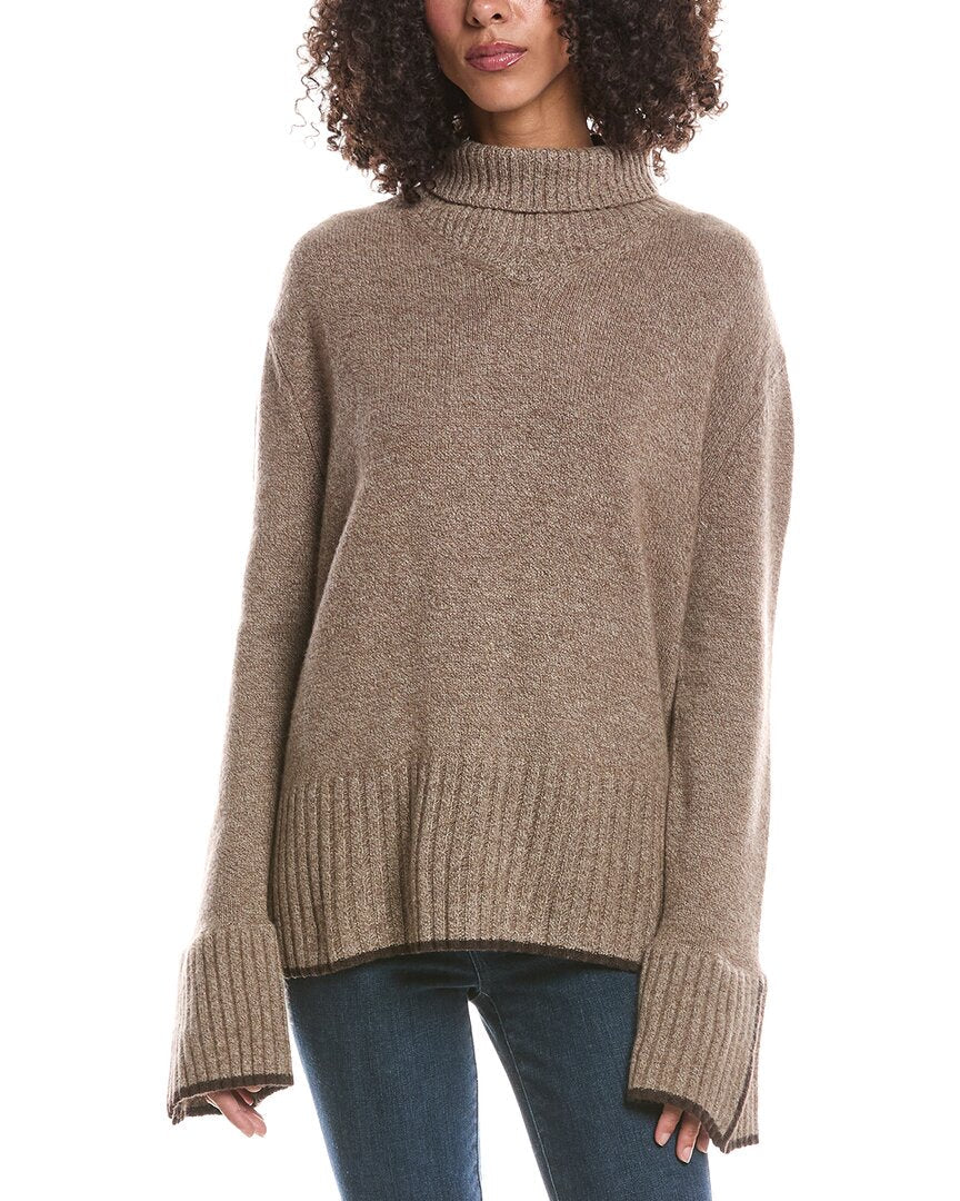 Split Cuff High Neck