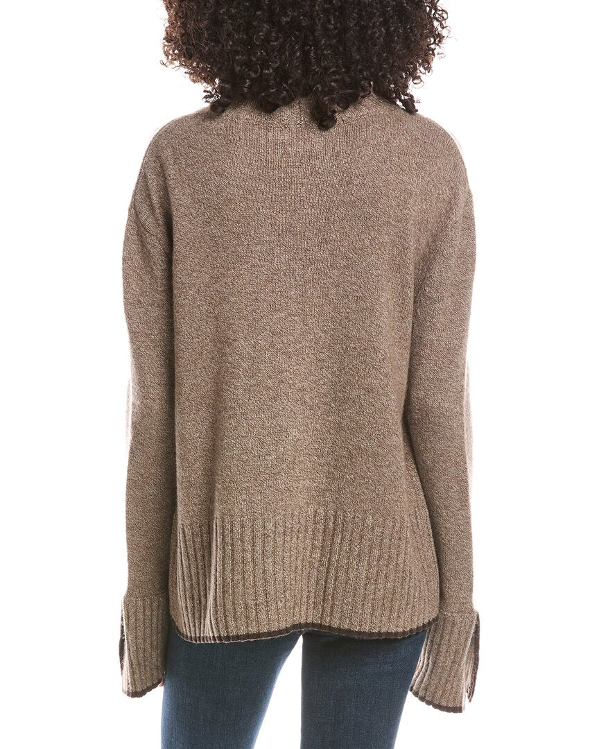 Split Cuff High Neck