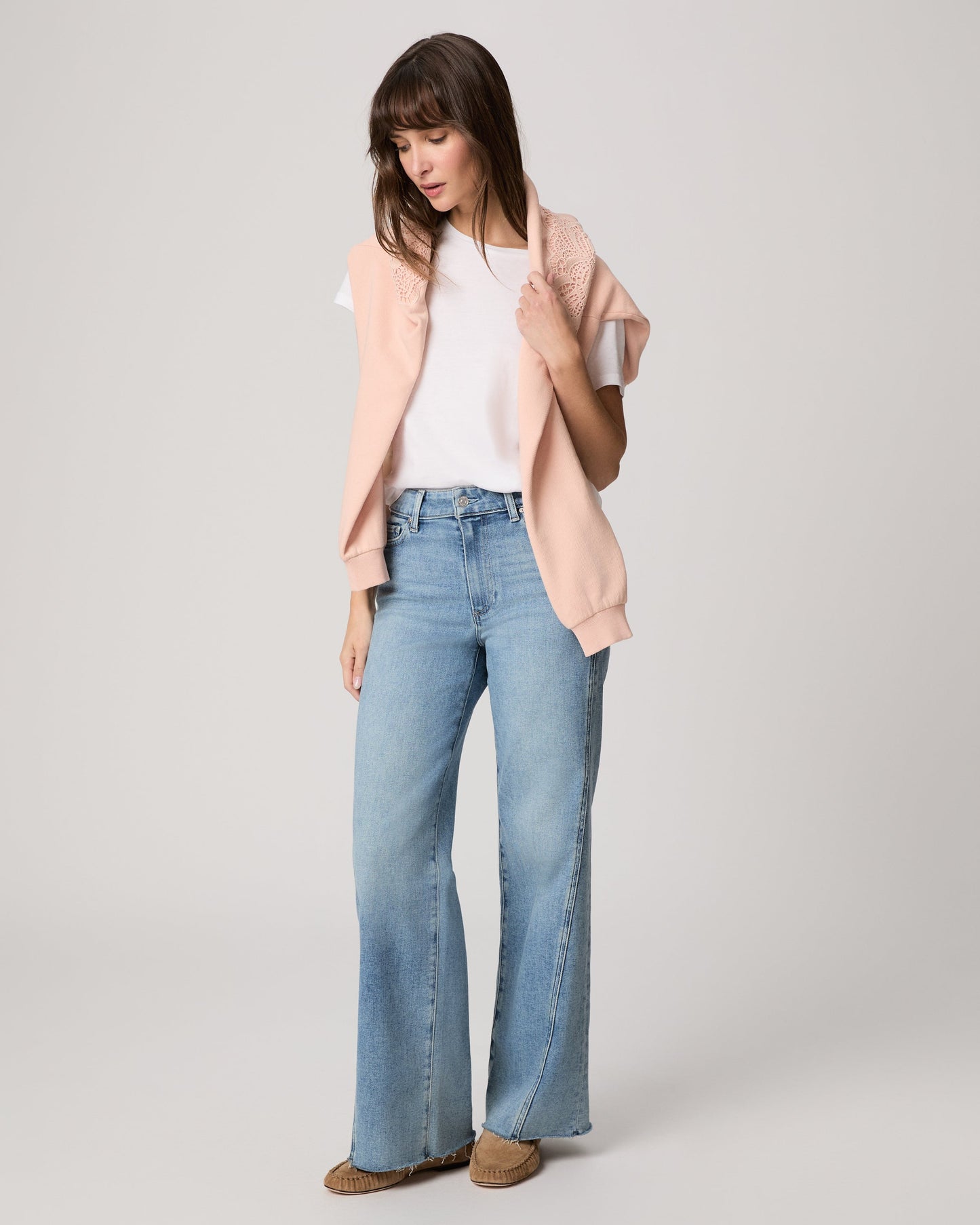 Anessa w/ twisted panel, raw hem