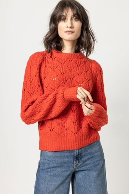 Novelty Stitch Crewneck Sweater