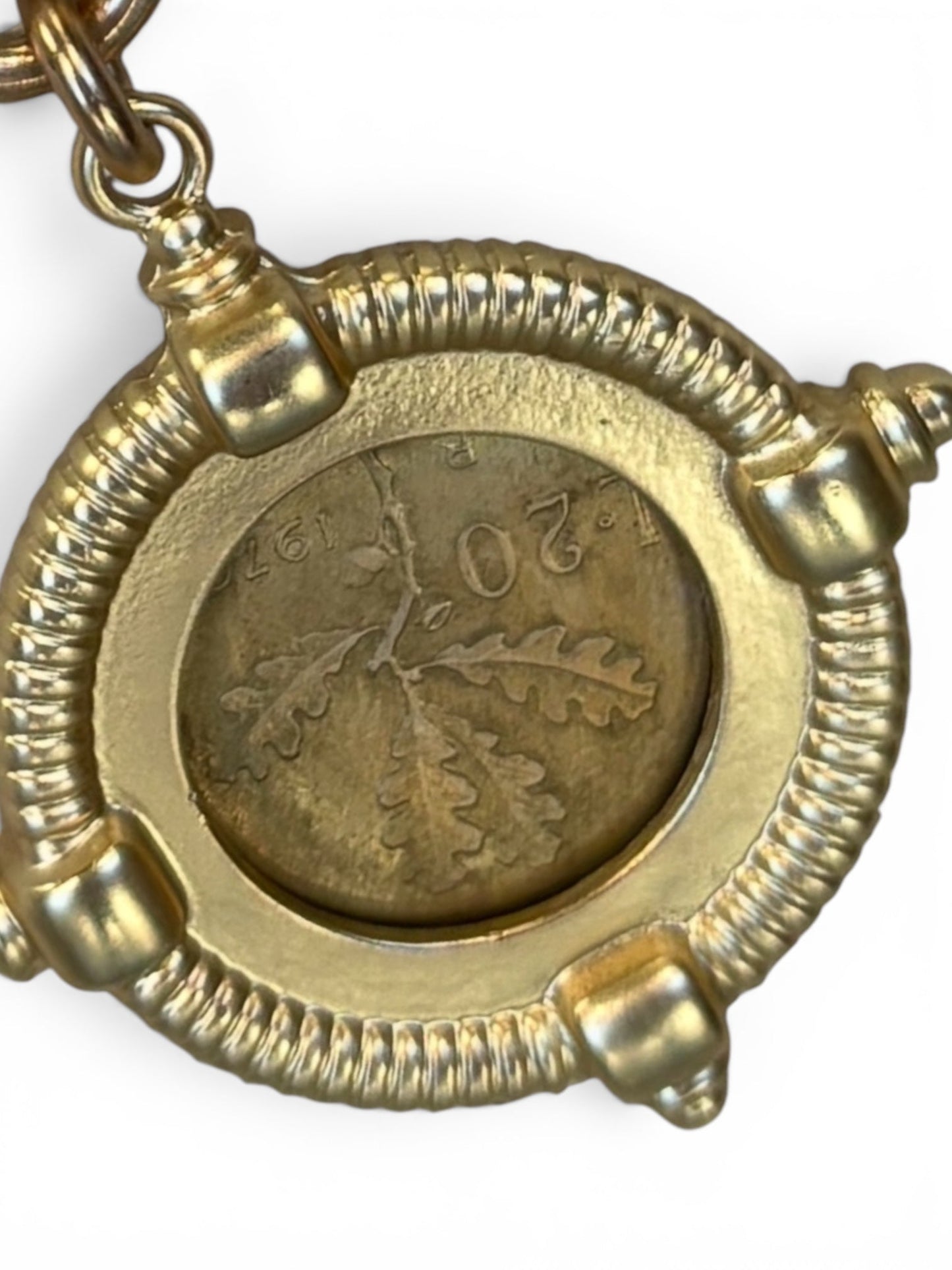 Mosaic Coin Italy Gold