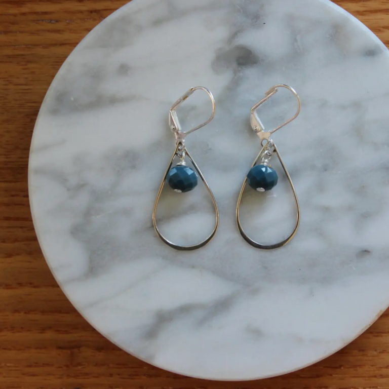 Teardrop Earrings Silver