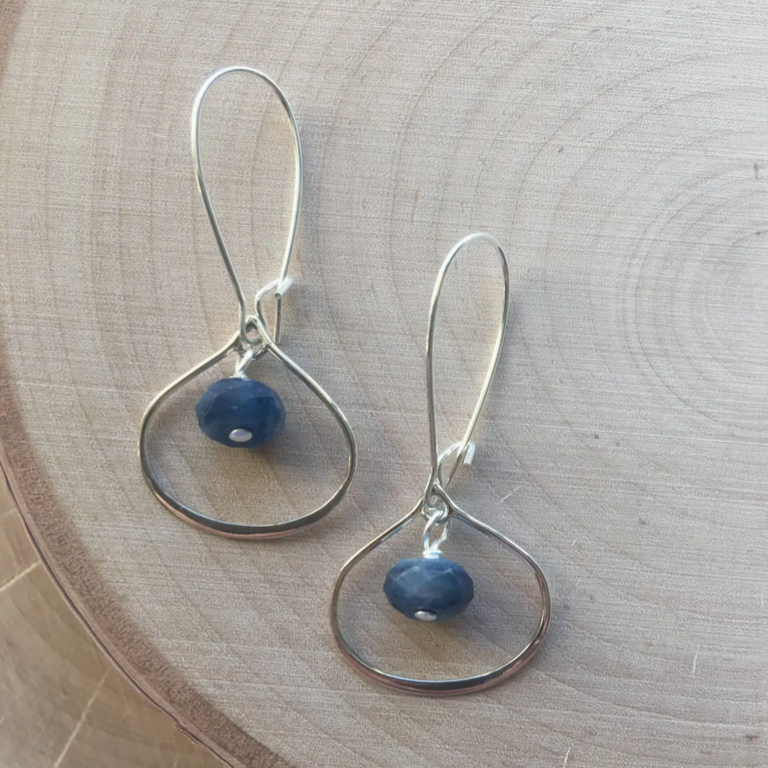 Teardrop Earrings Silver