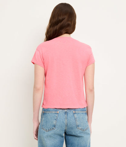 Harlan Cropped V-Neck Tee