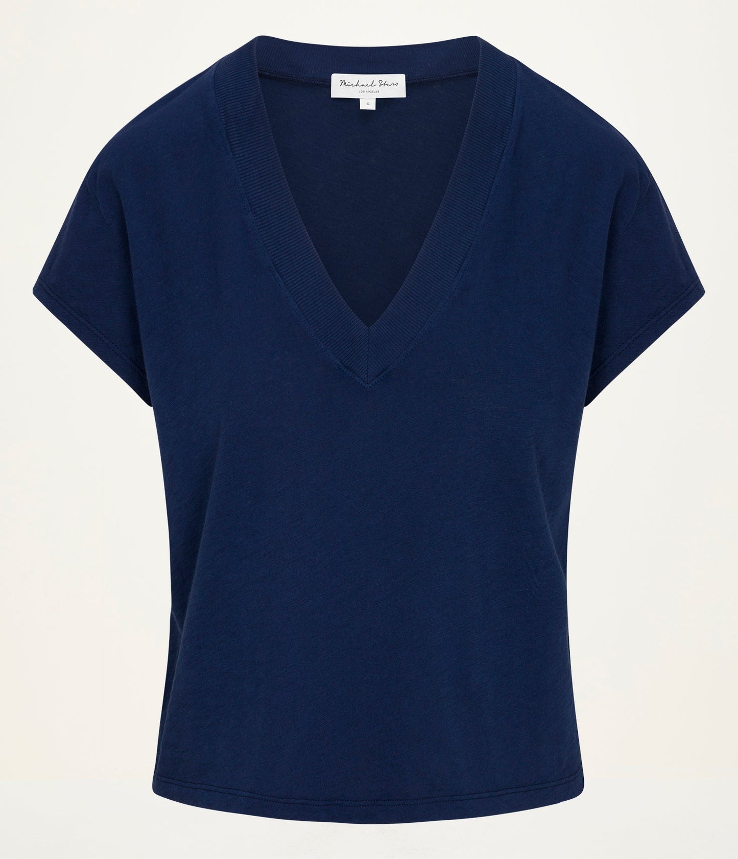 Harlan Cropped V-Neck Tee