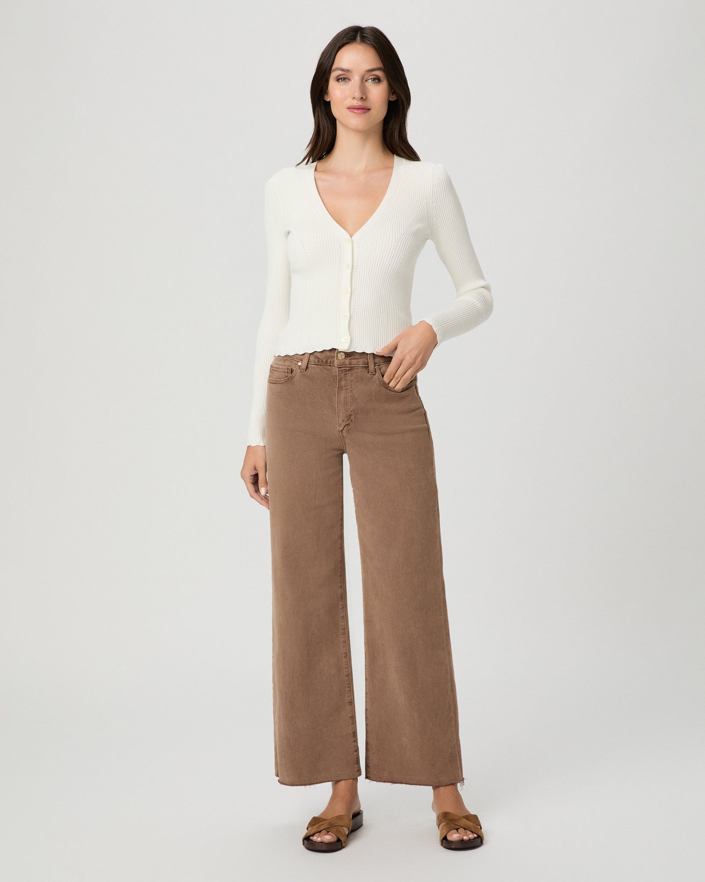 Anessa 31" Raw Hem
