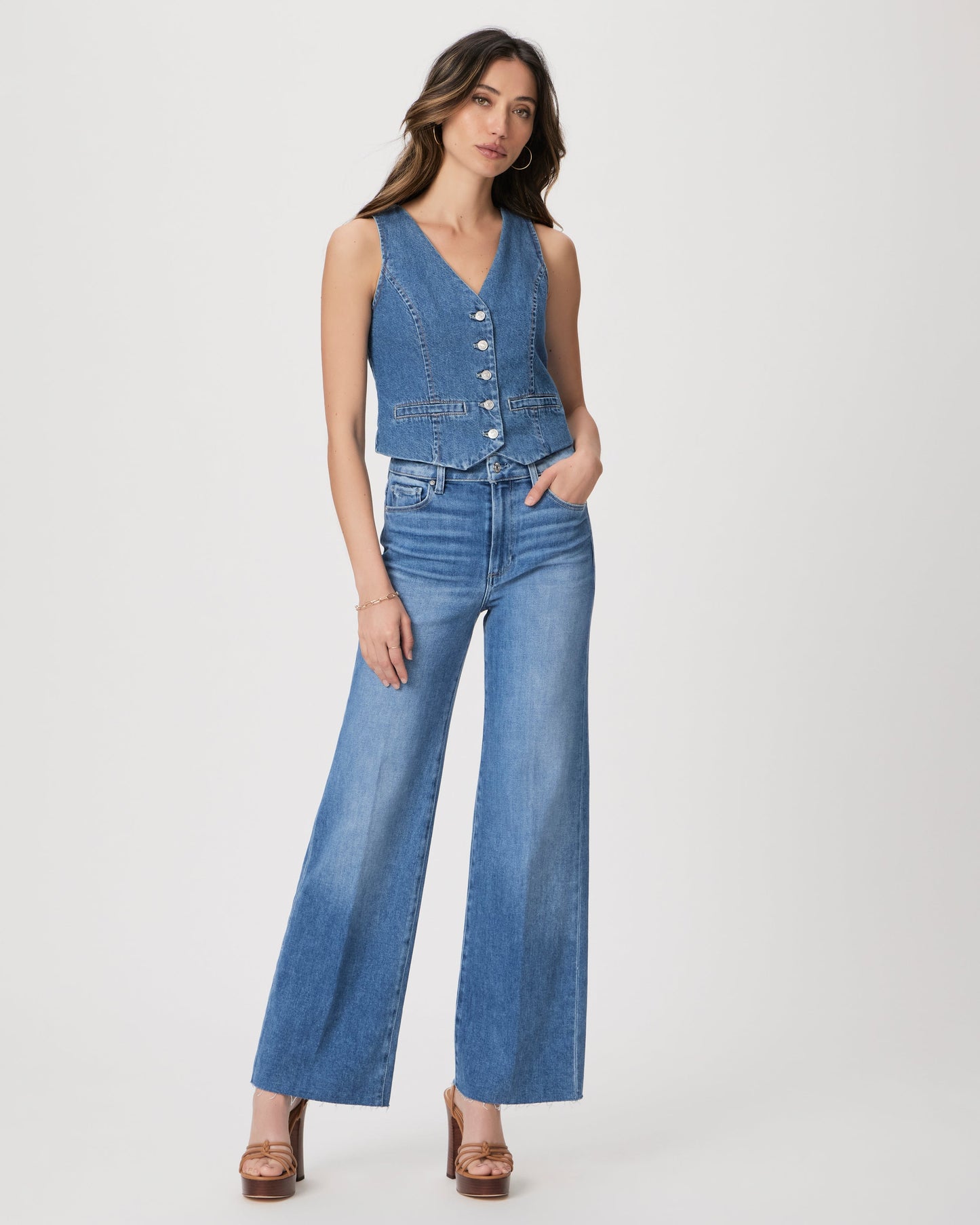 Anessa 31" Raw Hem