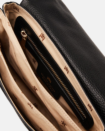Sienna Flap Bag Nero