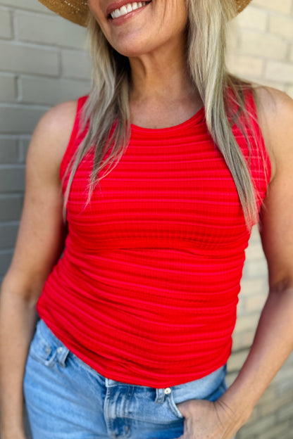 Carolie Ribbed Tank
