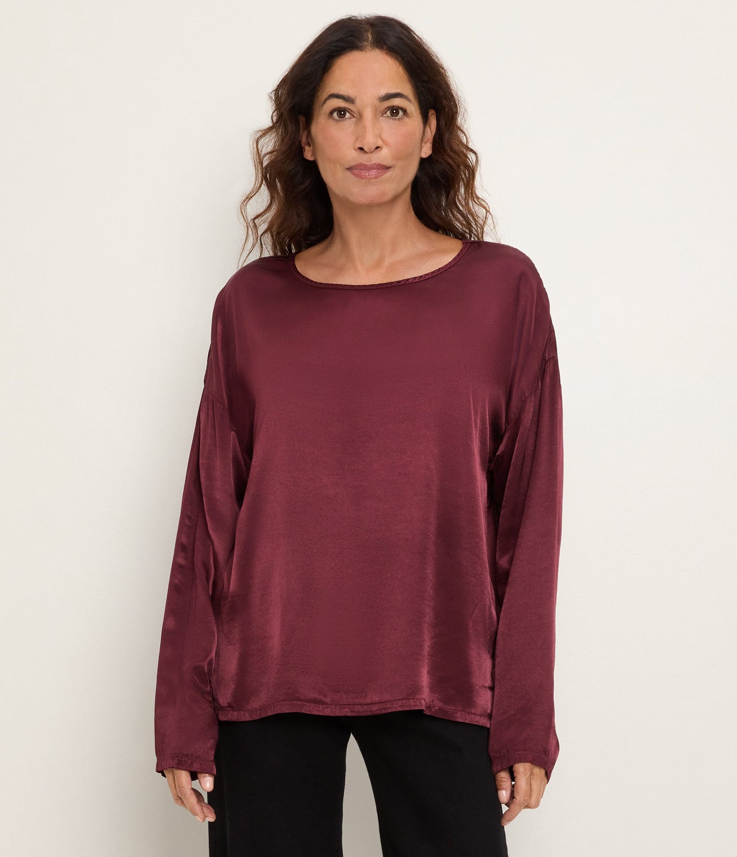 Samira LS Satin Tee