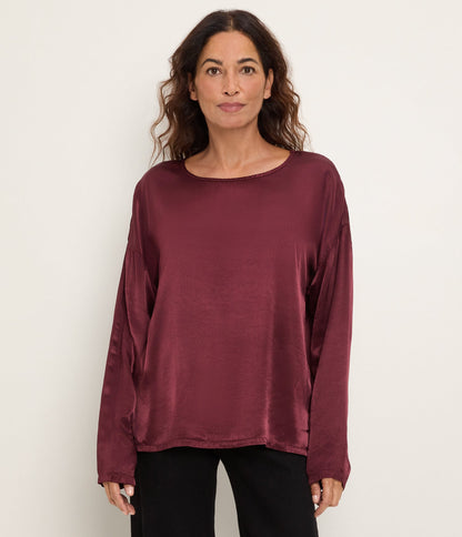 Samira LS Satin Tee