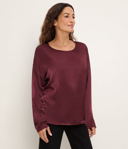 Samira LS Satin Tee