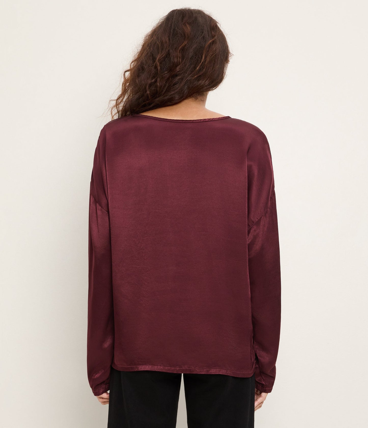 Samira LS Satin Tee