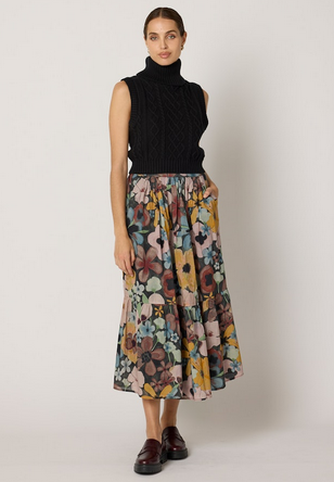 Charlene Ankle Skirt