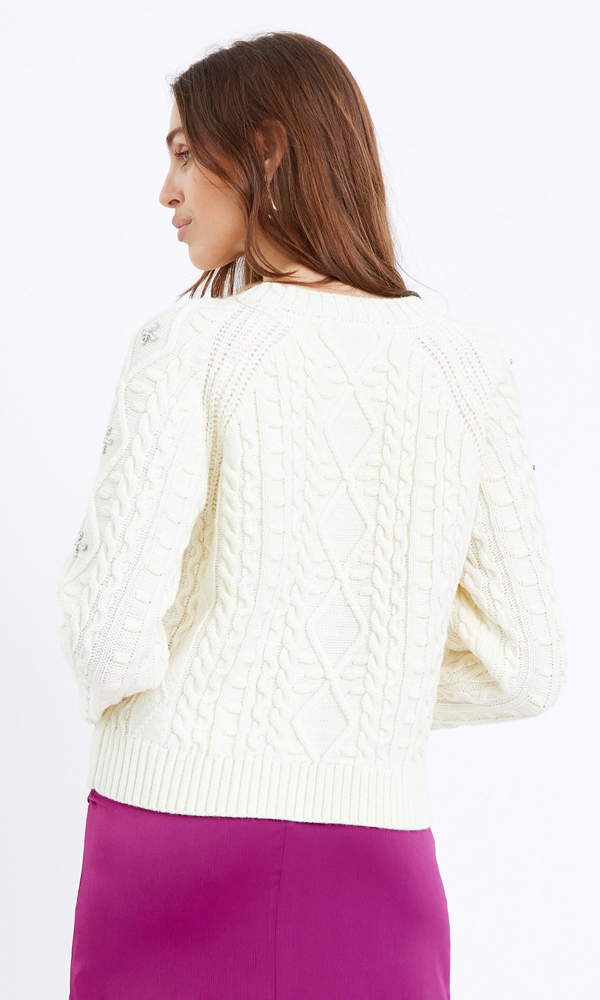 Gloria Rhinestone Sweater
