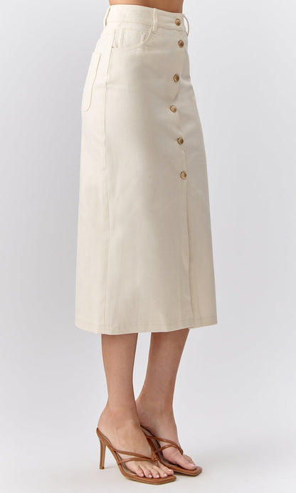 Celine Twill Midi Skirt - SALE