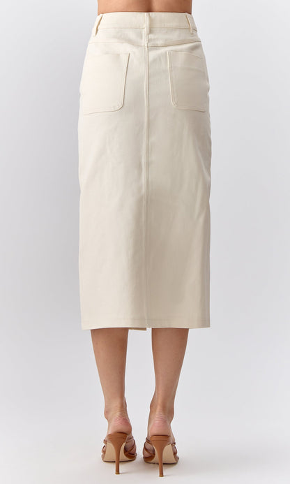 Celine Twill Midi Skirt - SALE