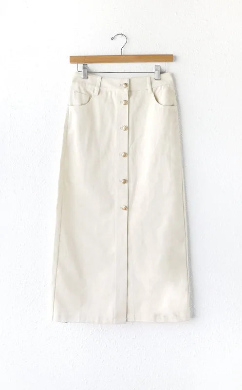 Celine Twill Midi Skirt - SALE