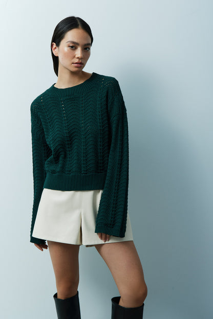 Moon Crochet Sweater