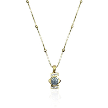 Gold Leon Coin Necklace