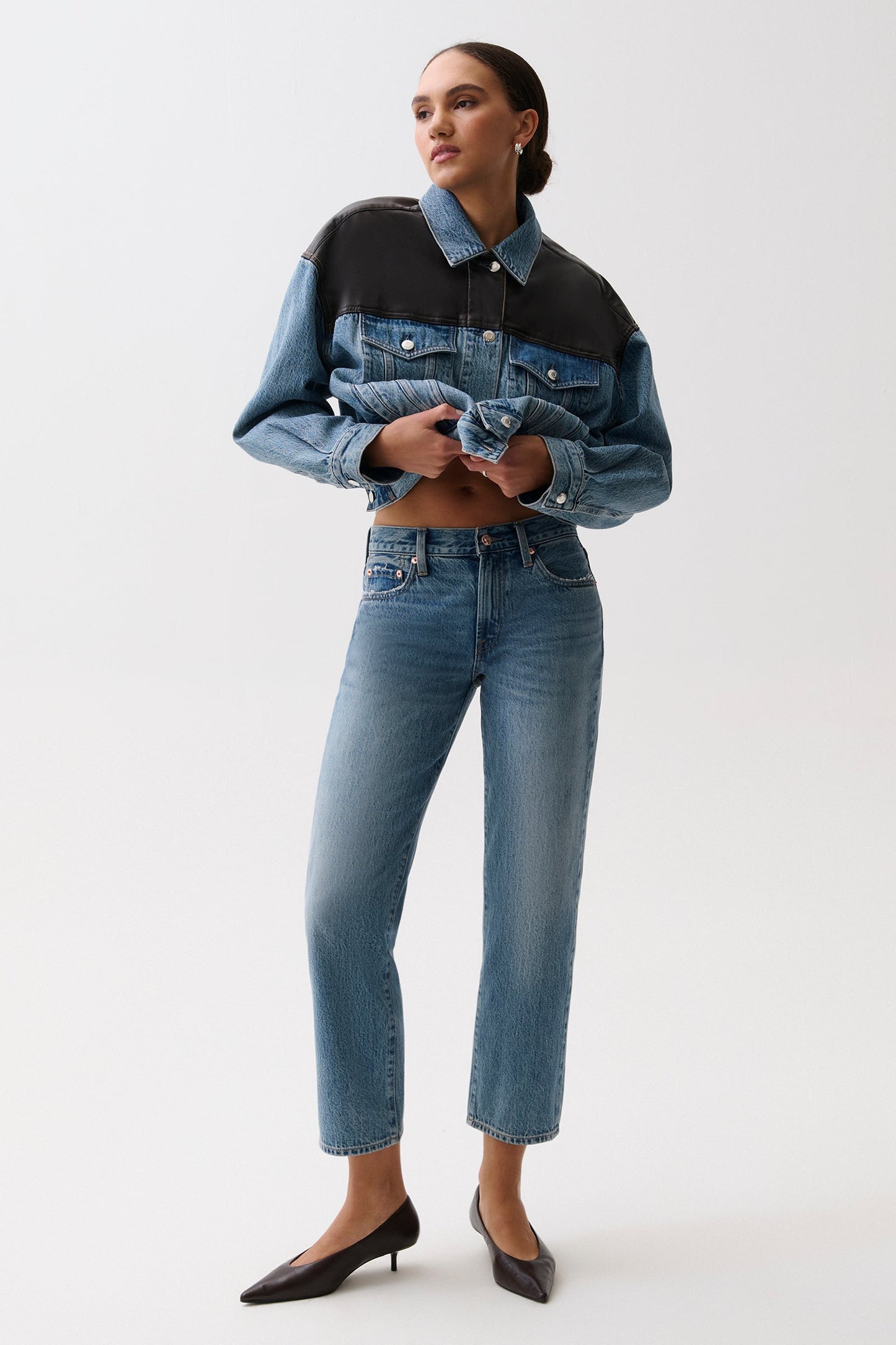 Issa Ankle Mid Rise Relaxed Ankle Straight