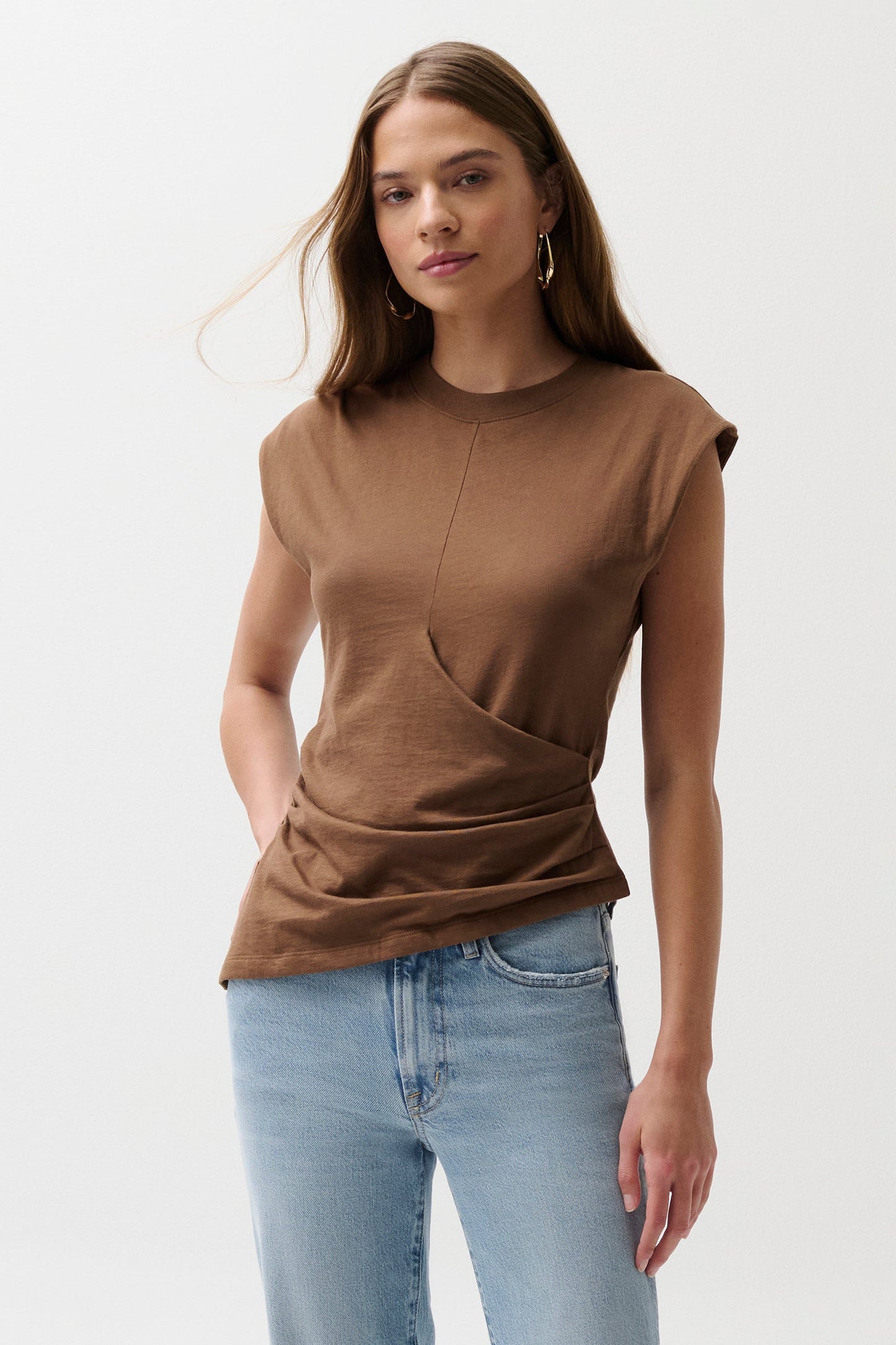 Nya Draped Tee