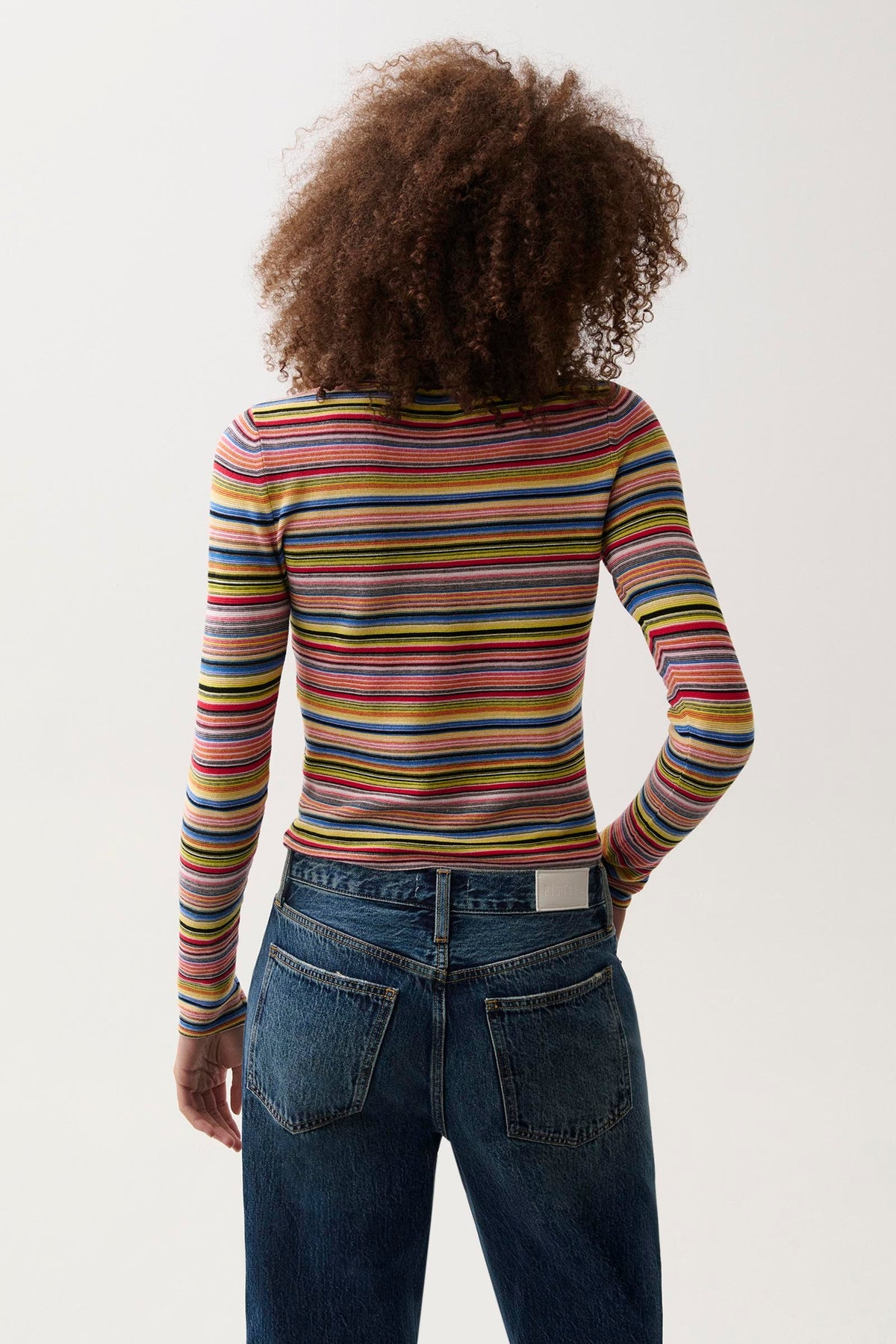Madison Long Sleeve Crew Neck Sweater Tee
