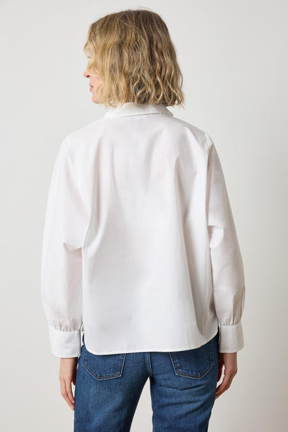 Folded Sleeve Button Down
