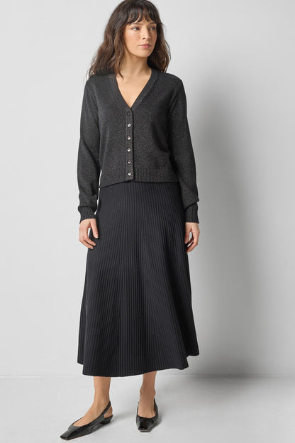 Flared Knit Skirt