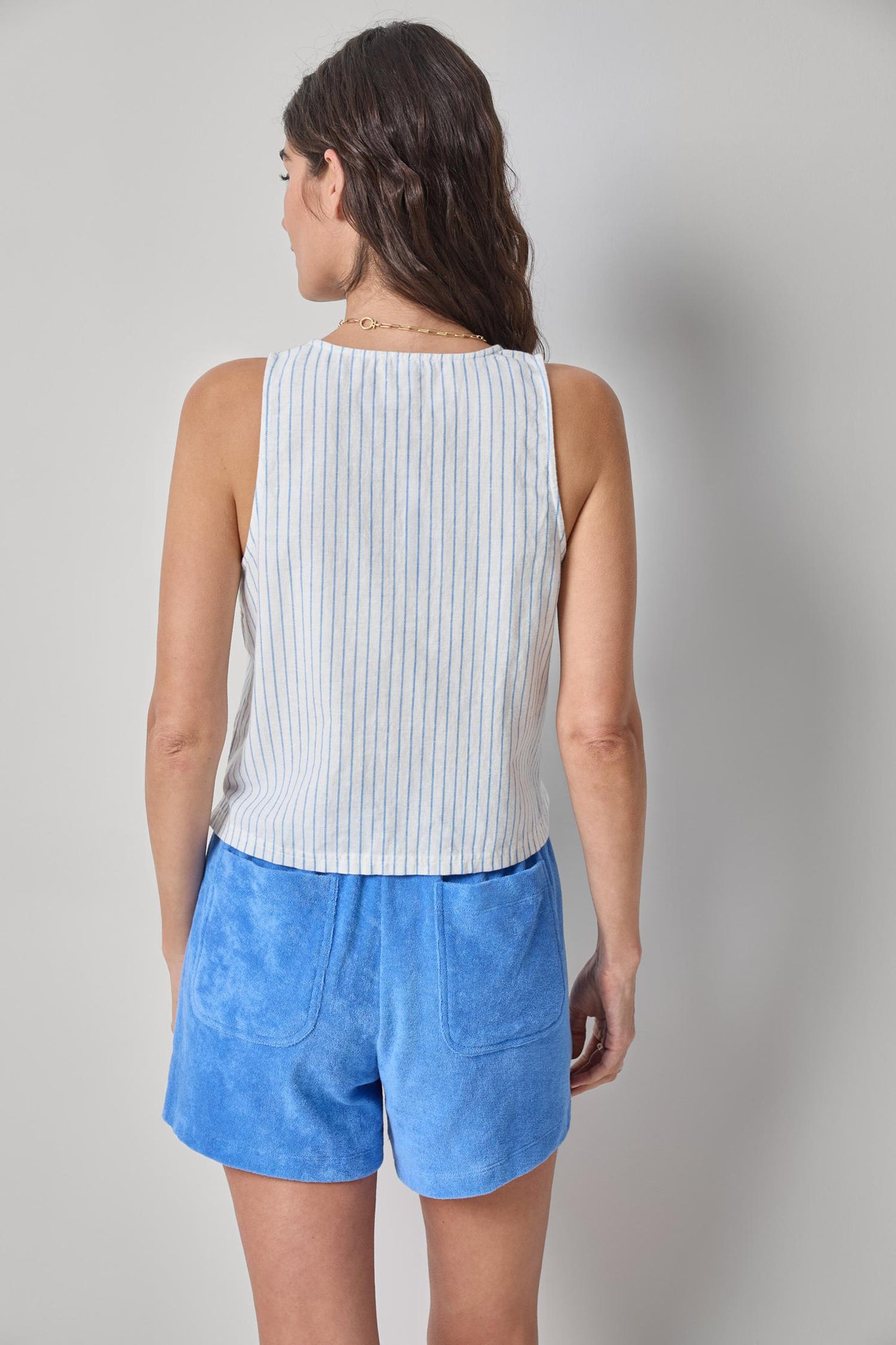 Sleeveless Zip Top