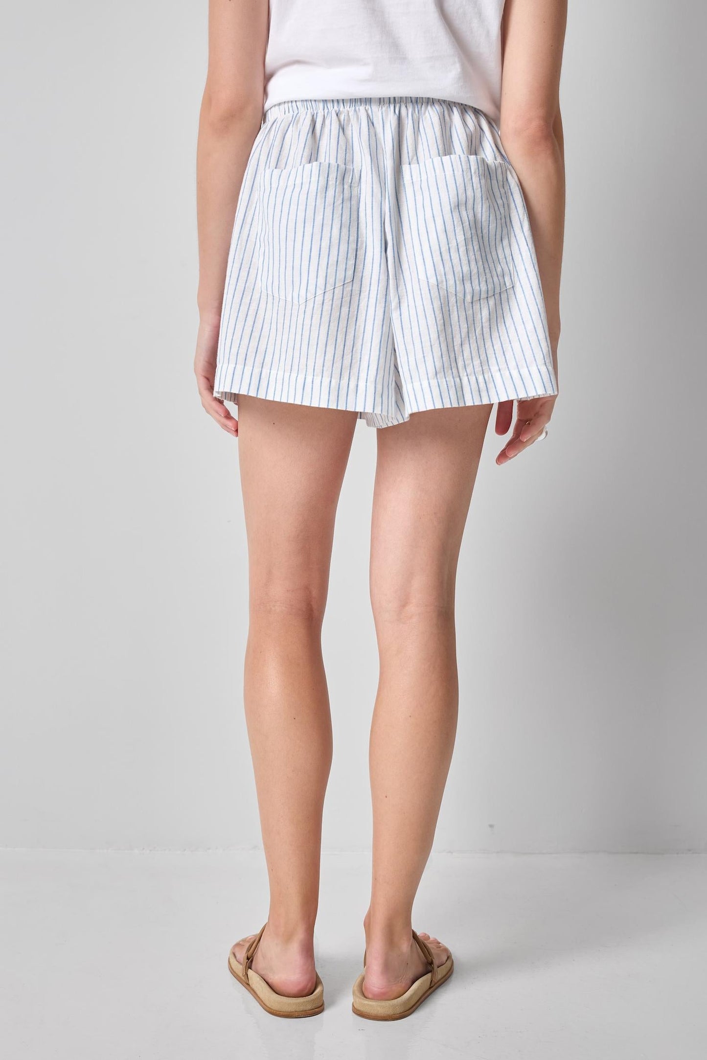 Striped Drawstring Short